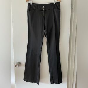 Black Pinstripe Dress Pants